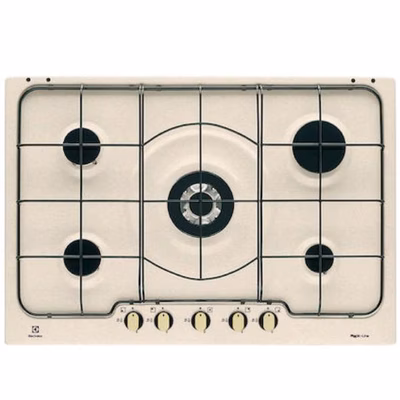 Immagine di Piano cottura gas acciaio inox sabbia ELECTROLUX RGG7253OON 949630612