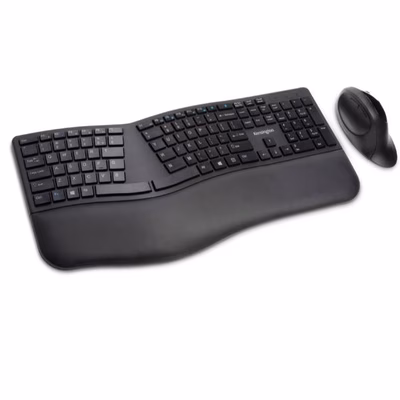 Immagine di Tastiera e mouse KENSINGTON Pro Fit Ergo wireless colore nero