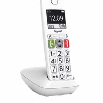 Immagine di Telefono cordless digitale GIGASET CORDLESS E290 BIANCO S30852H2901K102