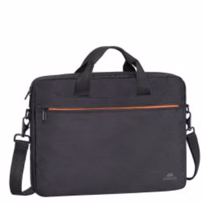 Immagine di Borsa a tracolla notebook da 15.6 poliestere nero RIVACASE Borsa per Notebook da 15.6" - Nero 8033BK