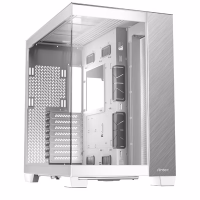 Immagine di Cabinet big/full-tower Nero ANTEC C8 ALUM WHITE C8WOODALWHITE
