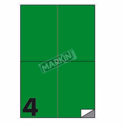 Immagine di Cf400 etichette verde 105x148