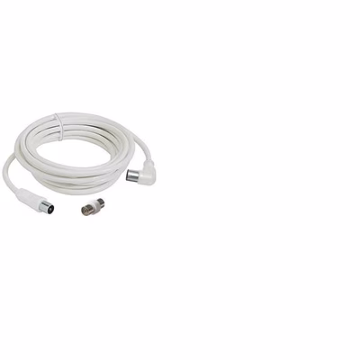 Immagine di Trasmettitore audio video acciaio bianco LEGRAND Prolunga per Antenna per TV satellitare bianca S25