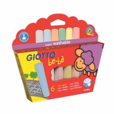 Immagine di Cf6supergessi giotto bebe assortiti