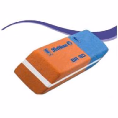 Immagine di Gomma in para PELIKAN BR40 colore rosso-blu