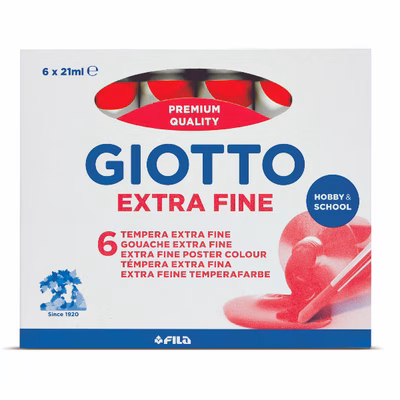 Immagine di Cf6 tub. tempera 21ml rosso scarla