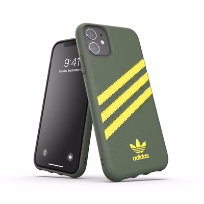 Immagine di Cover tpu + poliuretano verde ADIDAS ADIDAS ORIGINALS - Apple iPhone 12 Pro/ iPhone 12 EX7916
