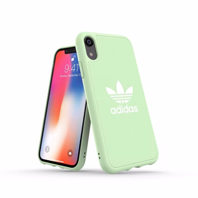 Immagine di Cover tpu + poliuretano verde ADIDAS ADIDAS ORIGINALS - Apple iPhone XS Max CL2365