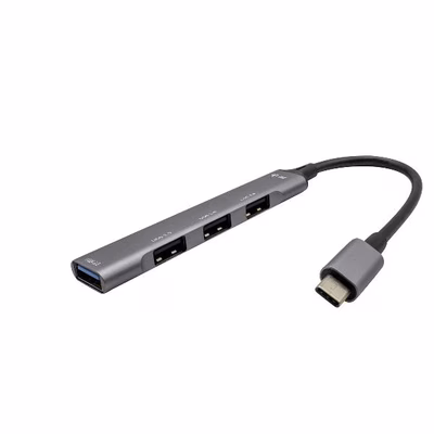 Immagine di USB-C metalhub 1xusb 3.0+3x USB 2.0