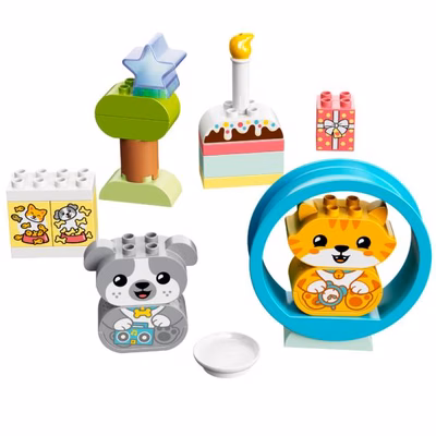 Immagine di Costruzioni LEGO Il mio primo cagnolino e gattino con suoni 10977A