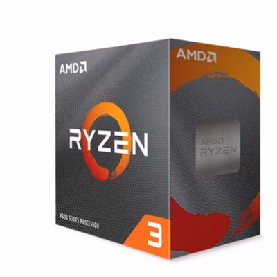 Immagine di Processore 4100 4 amd ryzen 3 tft 3,8 ghz AMD AMD CPU Desktop Box 100000510BOX