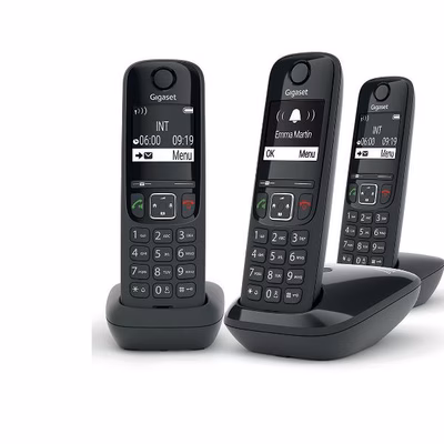 Immagine di Telefono cordless digitale GIGASET GIGASET AS490 TRIO L36852H2810K143