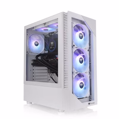 Immagine di Cabinet midi-tower Bianco THERMALTAKE VIEW 200 taglia ARGB SNOW/WHITE VIEW-200-ARB-W