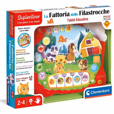 Immagine di Giochi educativi CLEMENTONI Clementoni - La Fattoria delle Filastrocche 12068A