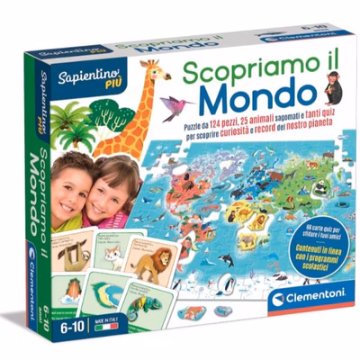 Immagine di Giochi scientifici CLEMENTONI SCOPRIAMO IL MONDO 16597A