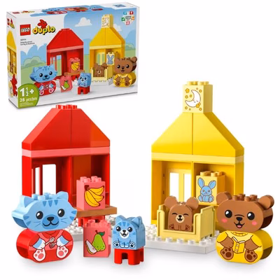 Immagine di Costruzioni LEGO Attivit quotidiane: mangiare e andare a letto 10414A