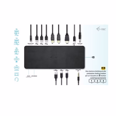 Immagine di USB-C triple 4K display docking
