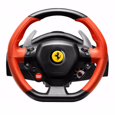 Immagine di Volante + pedali nero THRUSTMASTER FERRARI 458 SPIDER RACING WHEEL 4460105