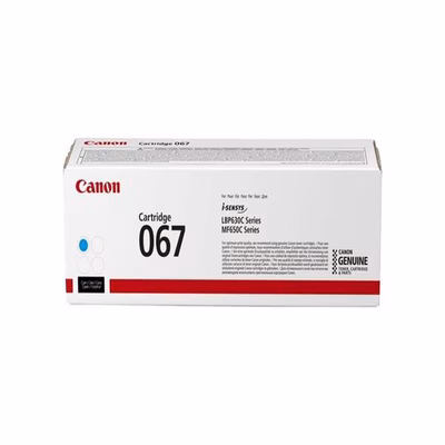 Immagine di Toner Laser CANON 067C 5101C002 ciano 1250 copie