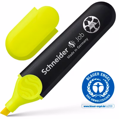 Immagine di Evidenziatore SCHNEIDER JOB colore giallo