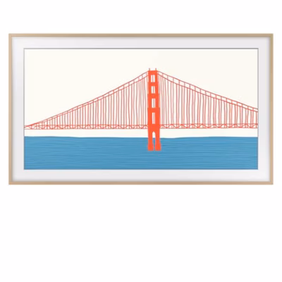 Immagine di Cornice tv plastica marrone SAMSUNG CORNICE 50 FRAME TEAK VG-SCFA50TKBXC