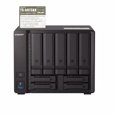 Immagine di Nas senza hard disk integrato QNAP QNAP NAS SMB TS-H973AX-8G