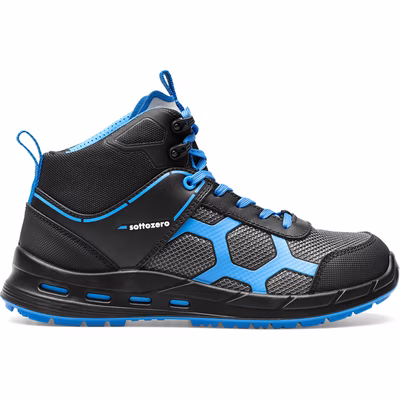 Immagine di Calzatura alta SOTTOZERO MIDI JUMBO S3S ESD colore nero/blu taglia 45