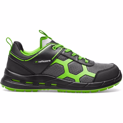 Immagine di Calzatura bassa SOTTOZERO UFO S1PS ESD colore nero/verde taglia 45