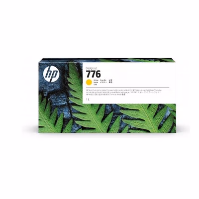 Immagine di Inkjet giallo HP Cartuccia di inchiostro giallo HP 776 1XB08A