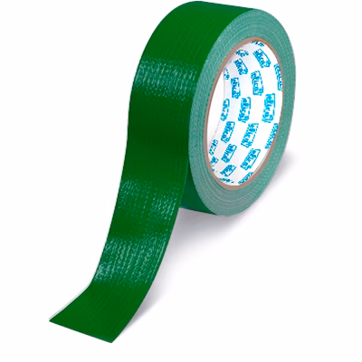 Immagine di Nastro adesivo telato politenato mm 38x25m verde