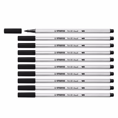 Immagine di Cf10 stabilo pen 68 brush nero