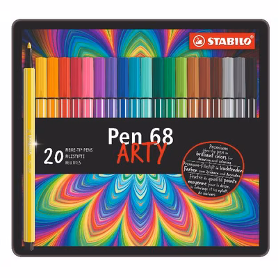 Immagine di Ast20 stabilo pen 68 col assort