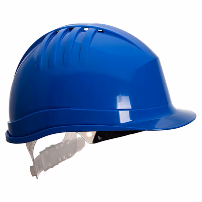 Immagine di Elmetto di sicurezza expertline (cricchetto scorrevole) PORTWEST PS60 colore blu royal