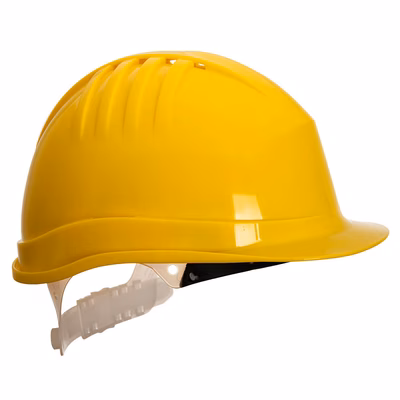 Immagine di Elmetto di sicurezza expertline (cricchetto scorrevole) PORTWEST PS60 colore giallo