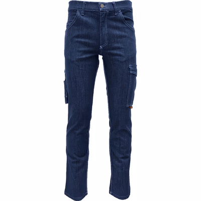 Immagine di Jeans da lavoro ELICA SAFETY SANTANA colore blu navy taglia L