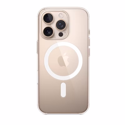 Immagine di Cover Magsafe in policarbonato trasparente per iPhone 16 Pro