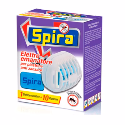 Immagine di Elettroemanatori antizanzare SPIRA colore bianco con 10 piastrine