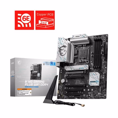 Immagine di Motherboard MSI B760 GAMING PLUS WiFi DDR4 B760-GPLUS-WFD4