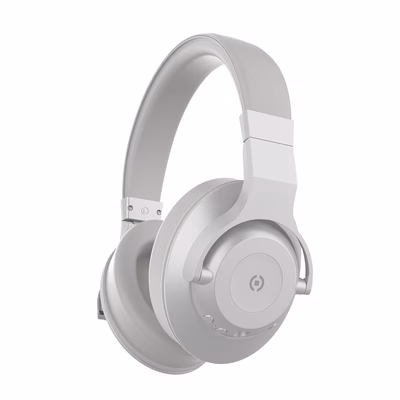 Immagine di Auricolari senza filo sì 1 x jack 3,5mm Argento CELLY ULTRABEATANC - ANC Bluetooth Headphones ULTRAB