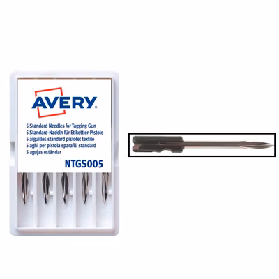 Immagine di Aghi di ricambio in metallo AVERY NTGS005 per pistola sparafili TGS001