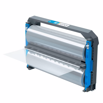 Immagine di Cartuccia film lucido 75 micron A3-A4 lunghezza 56,4 m