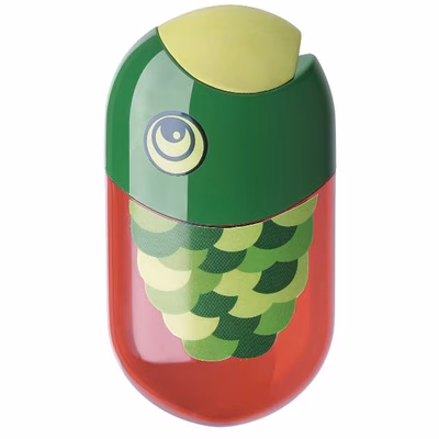 Immagine di Temperamatite con serbatoio a due fori FABER CASTELL ANIMAL PESCE