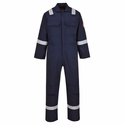 Immagine di Tuta ignifuga bizweld iona PORTWEST BIZ5 colore blu navy taglia XL