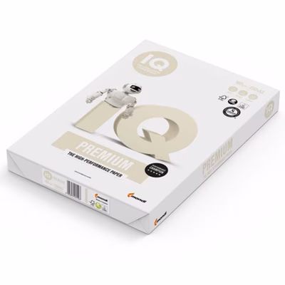 Immagine di Carta bianca per fotocopie A3 g160 MONDI IQ TRIOTEC PREMIUM risma da 250 fogli