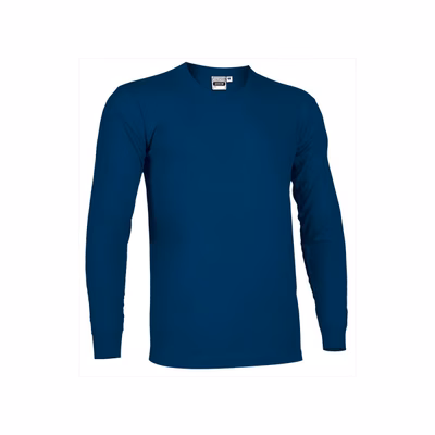 Immagine di T-shirt manica lunga blu taglia S