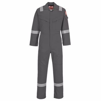 Immagine di Tuta intera antistatica super leggera 210gm PORTWEST FR21 colore grigio taglia M