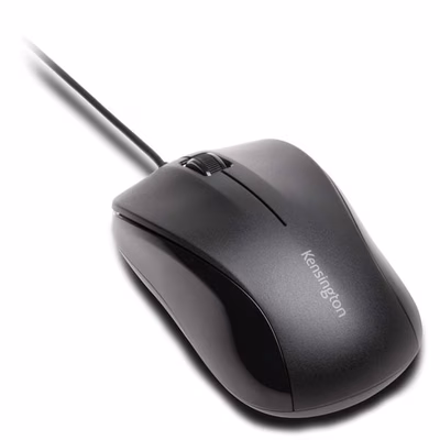Immagine di Mouse con cavo KENSINGTON ValuMouse nero