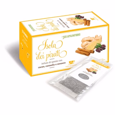 Immagine di Tisana ISOLA DEI PIRATI cacao/zenz./cann.15 filtri