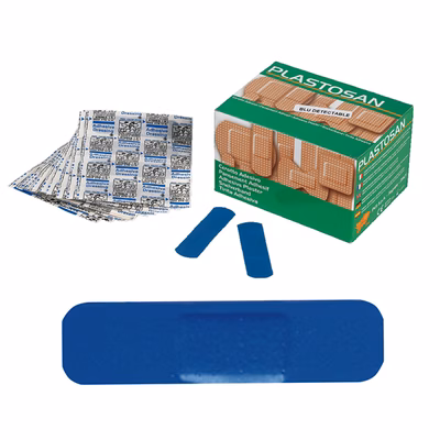 Immagine di Cerotti scatola da 100 misura 24x70 blu detectable