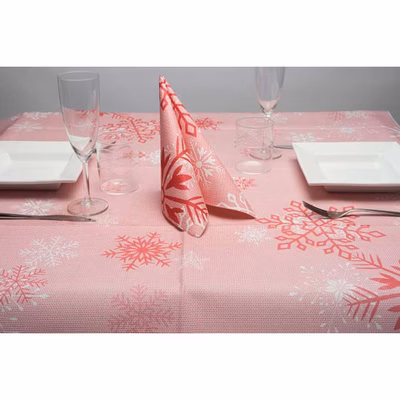 Immagine di Coprimacchia in carta a secco airlaid ROIAL SNOW colore rosso cm 100x100 100 pezzi